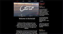 Desktop Screenshot of guitarlab.biz