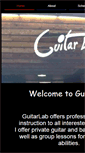 Mobile Screenshot of guitarlab.biz